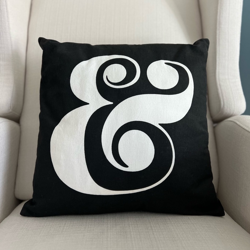 Kate Spade Ampersand Pillow
